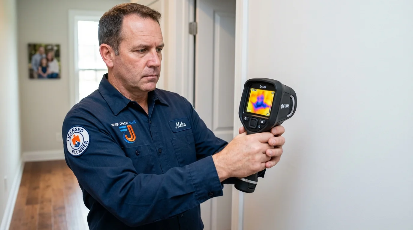 Thermal imaging leak detection by Johns Plumbing LLC in Sainte Genevieve